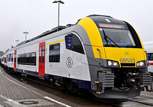 DESIRO-Plattform - RER Brüssel